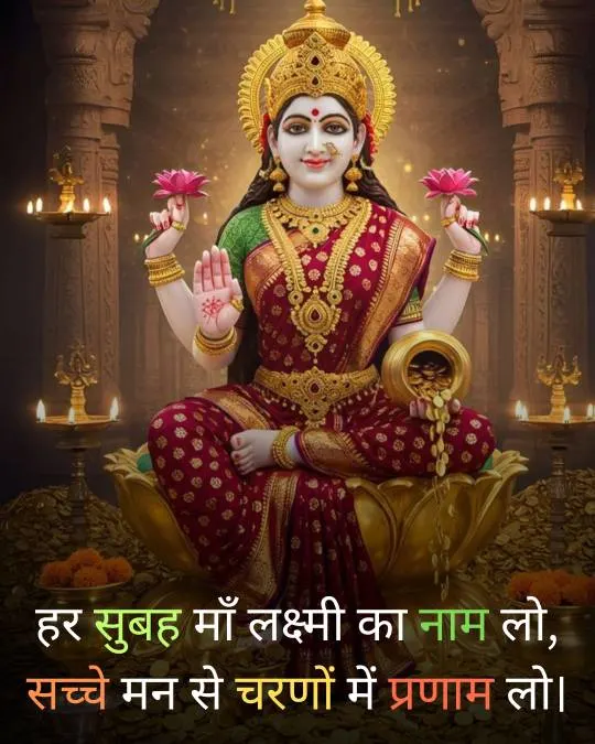 Good Morning Laxmi Ji Shayari 2 Line