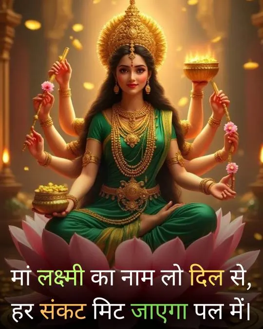 Maa Laxmi Shayari 2 Line