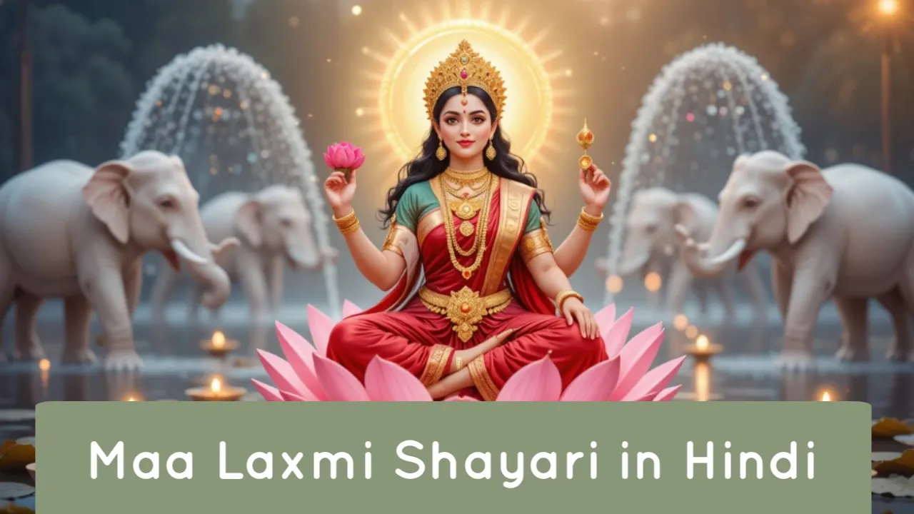 Maa Laxmi Shayari in Hindi
