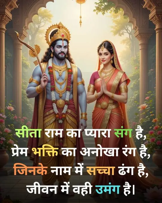 Sita Ram Shayari in Hindi