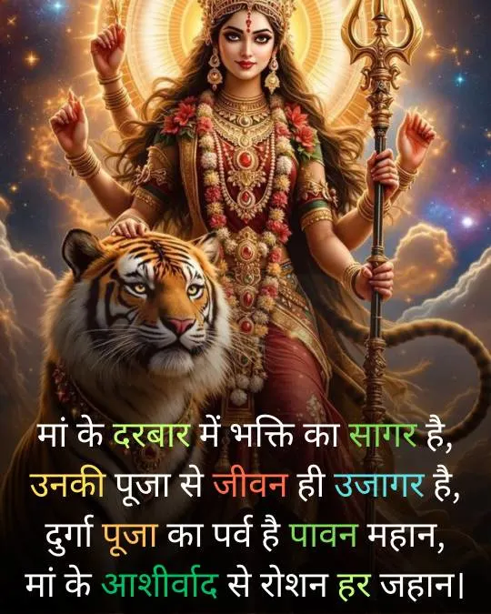 Durga Puja Shayari Status