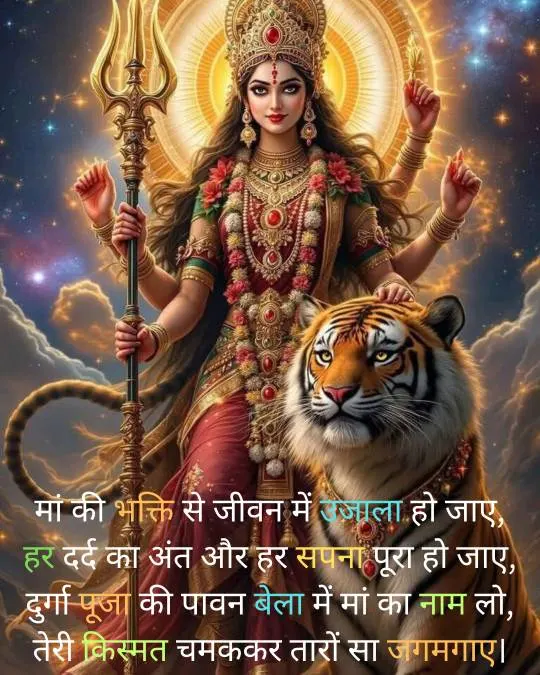 Durga Puja Shayari in Hindi