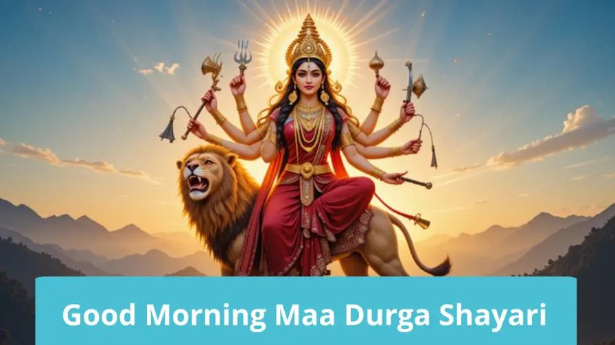 Good Morning Maa Durga Shayari