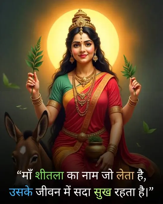 Mata Shitla Shayari 2 Line